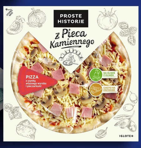 Proste Historie z Pieca Kamiennego Pizza z soczystą wieprzowiną i jalapeño 320 g