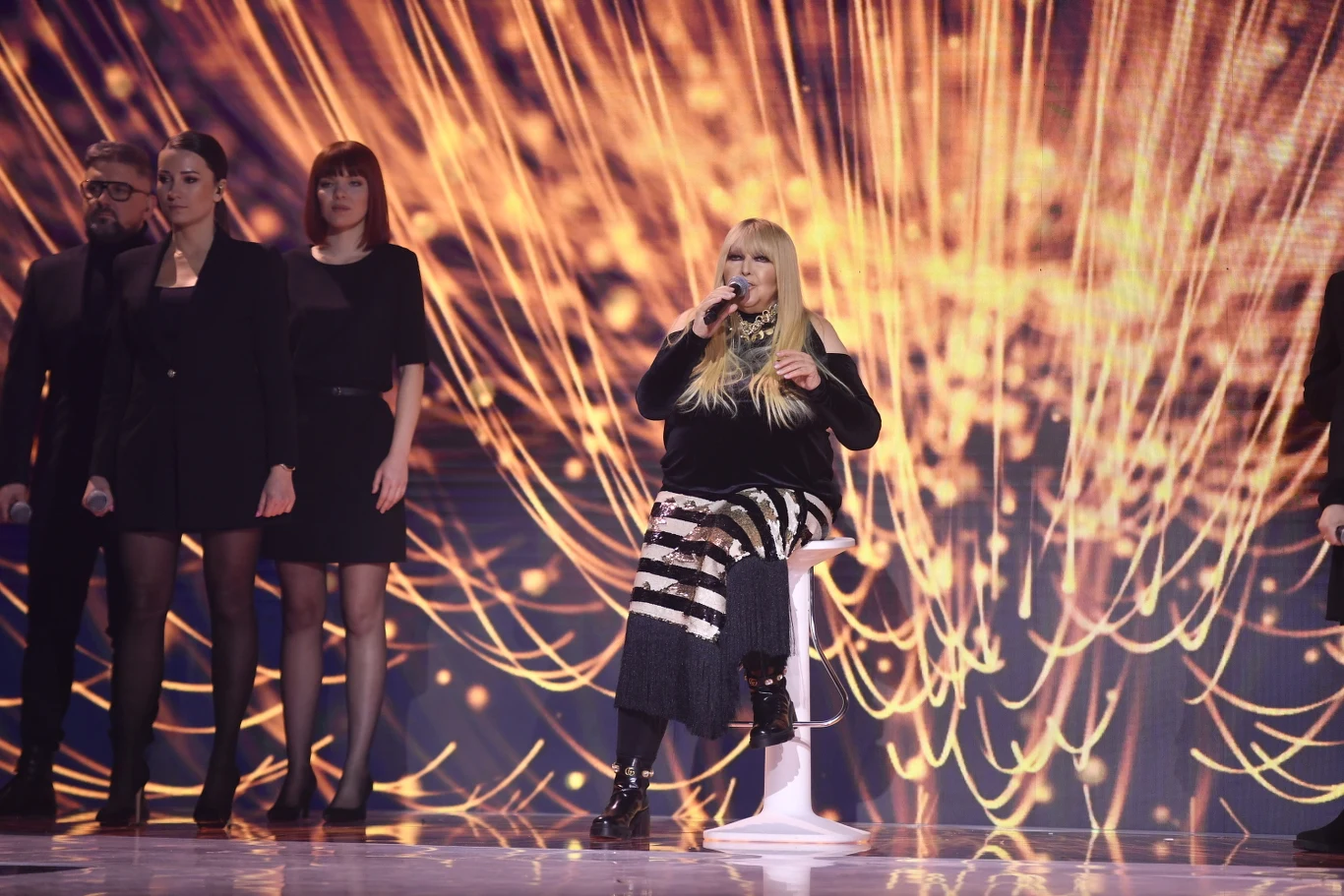 Maryla Rodowicz przekazała wyrazy wsparcia śpiewając "Warto czekać" i "Gołębi song".