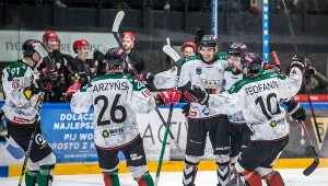 Radość hokeistów GKS-u Tychy