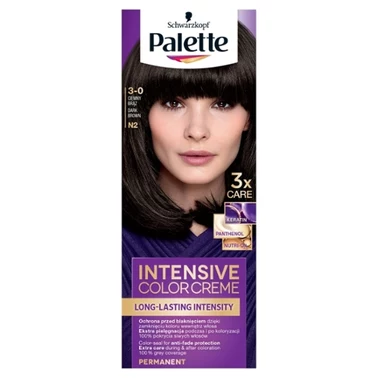 Palette Intensive Color Creme Farba do włosów w kremie 3-0 (N2) ciemny brąz - 1