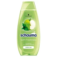 Schauma Soft Freshness Szampon do włosów normalnych jabłko & pokrzywa 400 ml