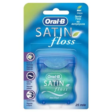 Oral-B Satin Floss Mint Nić Dentystyczna 25 m - 2