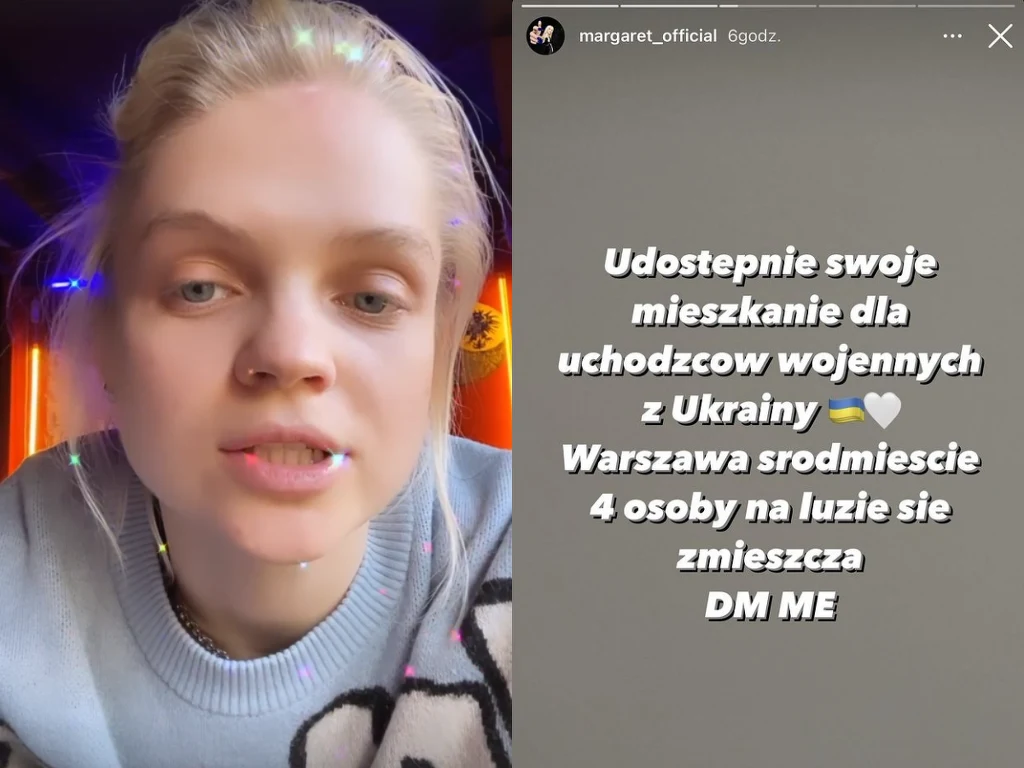 Margaret oferuje pomoc uchodźcom z Ukrainy, udostępnia swoje mieszkanie Margaret oferuje pomoc uchodźcom z Ukrainy, udostępnia swoje mieszkanie
