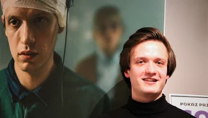 Michał Sikorski na pokazie filmu "Sonata" w rodzinnym Wadowicach, fot. Aleksandra Góra