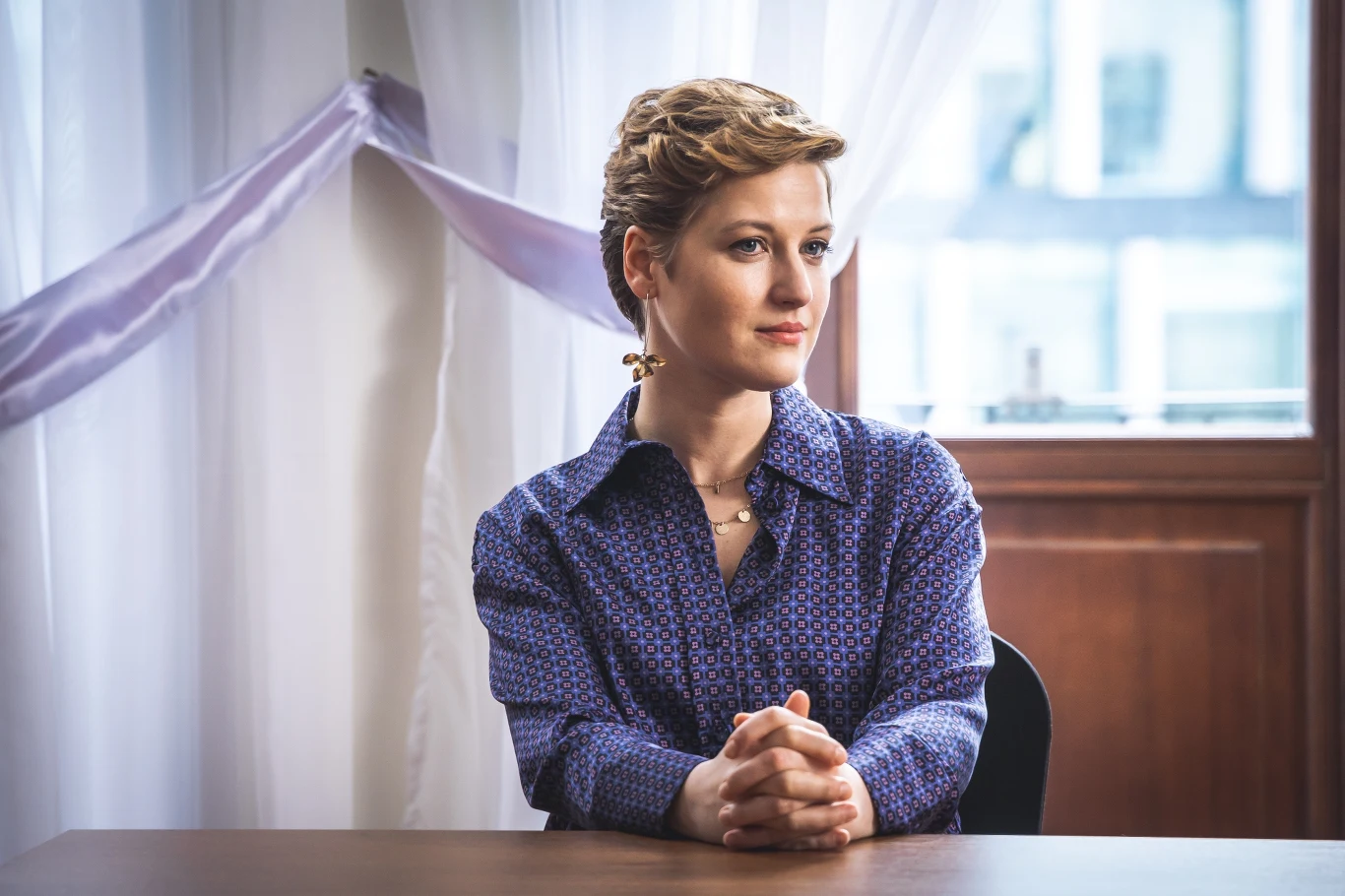 Aleksandra Domańska w serialu "Mecenas Porada" Aleksandra Domańska w serialu "Mecenas Porada"