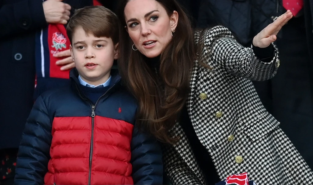 Księżna Kate i książę George