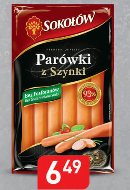 Sokołów Parówki z szynki 250 g