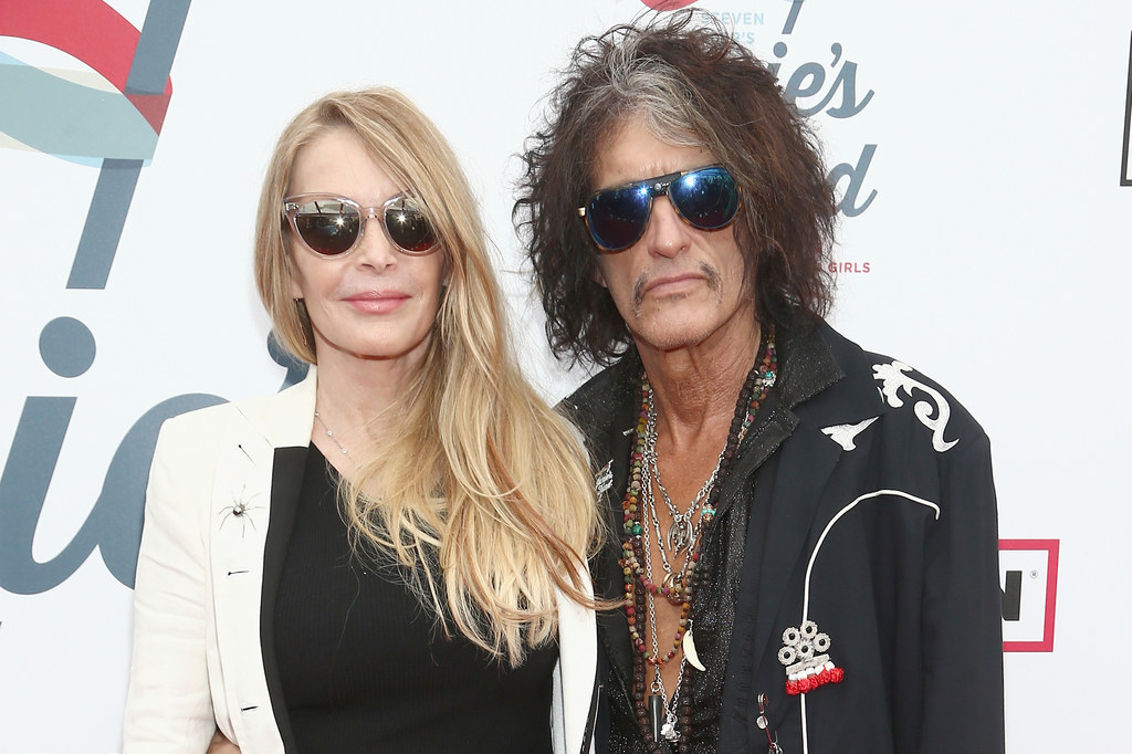 Joe Perry z żoną, Billie Paulette Montgomery