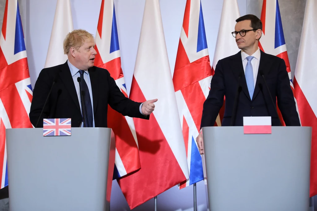 Wspólna konferencja Borisa Johnsona i premiera Mateusza Morawieckiego Wspólna konferencja Borisa Johnsona i premiera Mateusza Morawieckiego