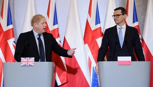 Wspólna konferencja Borisa Johnsona i premiera Mateusza Morawieckiego