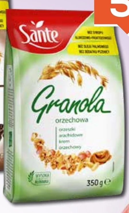 Sante Granola orzechowa 350 g