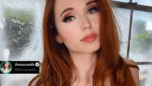 Amaouranth - fragment zdjęcia zamieszczonego w serwisie Twitter.com na profilu @amouranth