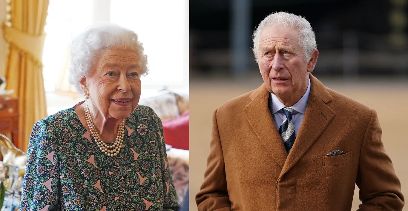 Książe Karol i królowa Elżbieta II