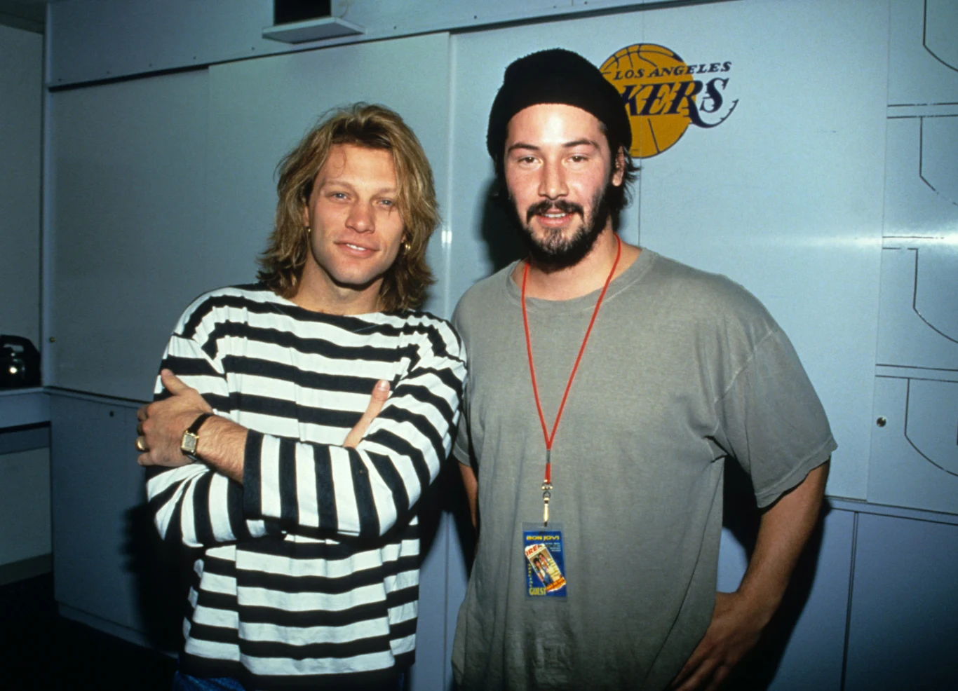 Bon Jovi i Keanu Reeves w latach 90.