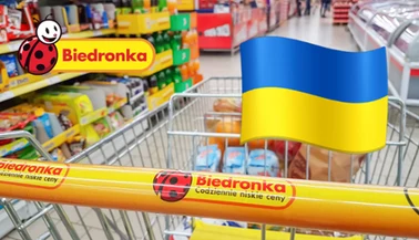 Biedronka wspiera Ukrainę. Sieć przekaże ogromną kwotę na rzecz uchodźców