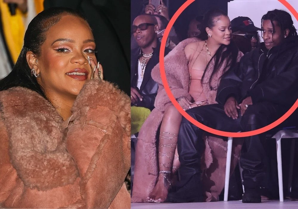 Rihanna i ASAP Rocky na Paryskim Tygodniu Mody