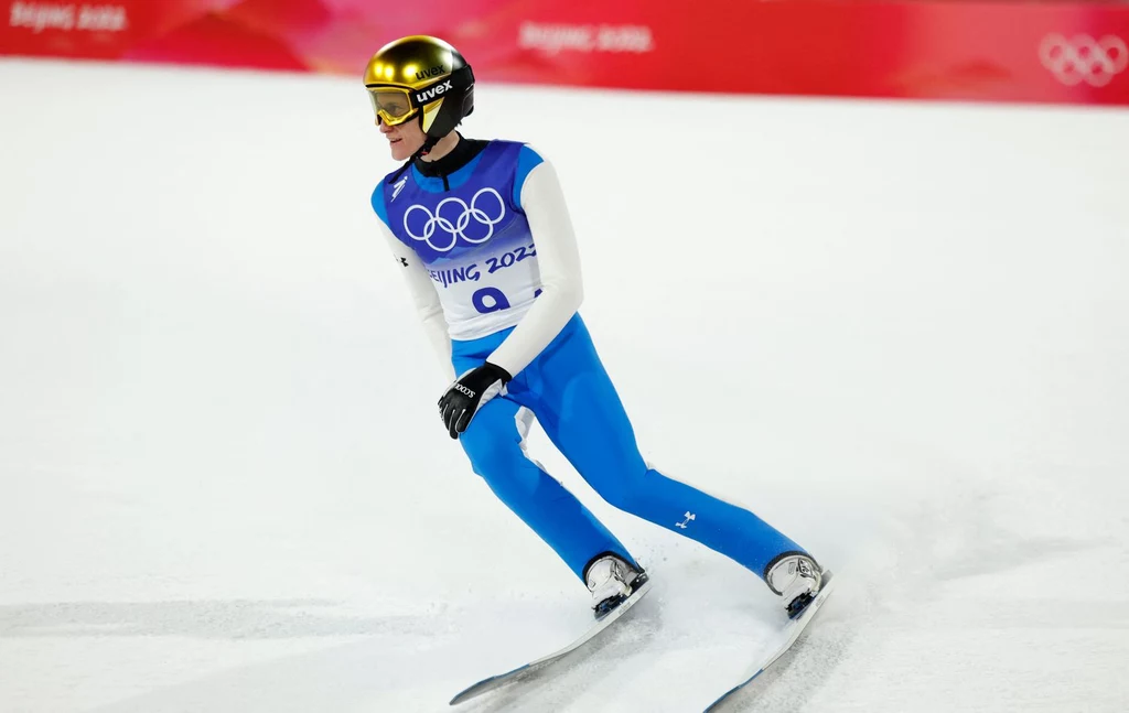 Skoki narciarskie. Raw Air. Na zdjęciu Peter Prevc Skoki narciarskie. Raw Air. Na zdjęciu Peter Prevc
