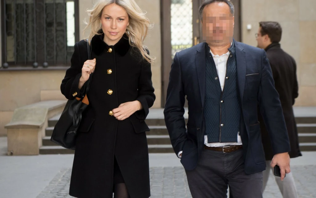 Magdalena Ogórek i jej były mąż Piotr Magdalena Ogórek i jej były mąż Piotr