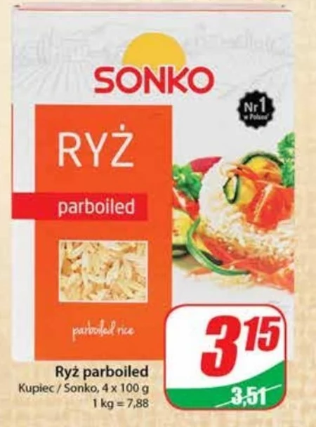 Sonko Ryż parboiled 400 g (4 x 100 g)