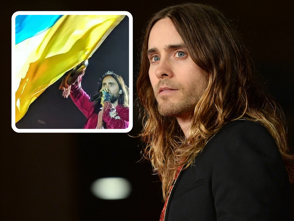 Jared Leto na IG wspiera Ukrainę @jaredleto