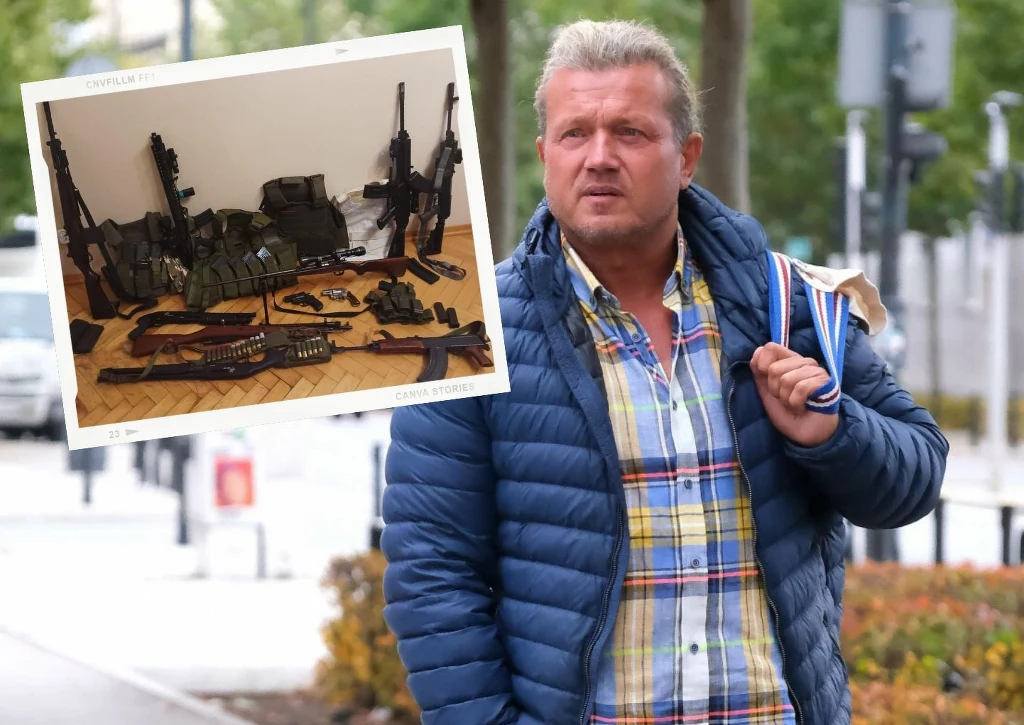 Jarosław Jakimowicz ma w domu składnicę broni
