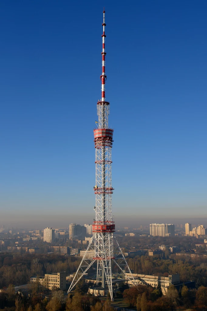 Wieża telewizyjna w Kijowie przed wojną