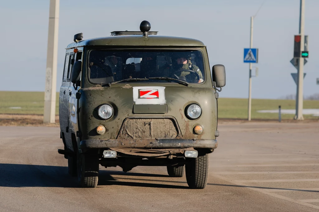 UAZ 452 w rosyjskiej armii atakującej Ukrainę