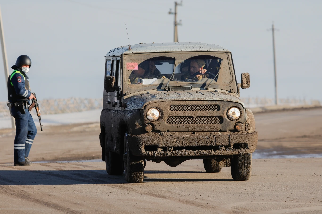 UAZ 469 w rosyjskiej armii na Ukrainie
