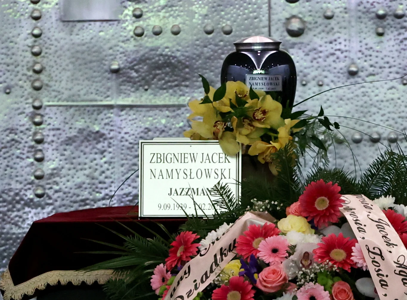 Urna z prochami Zbigniewa Namysłowskiego