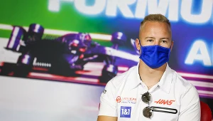 Wojna w Ukrainie. FIA wprowadza specjalne zasady dla Rosjan i Białorusinów. Na zdjęciu rosyjski kierowca F1 Nikita Mazepin