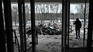 Wojna w Ukrainie wywołana atakiem rosyjskiego agresora. Zdjęcie z Kijowa