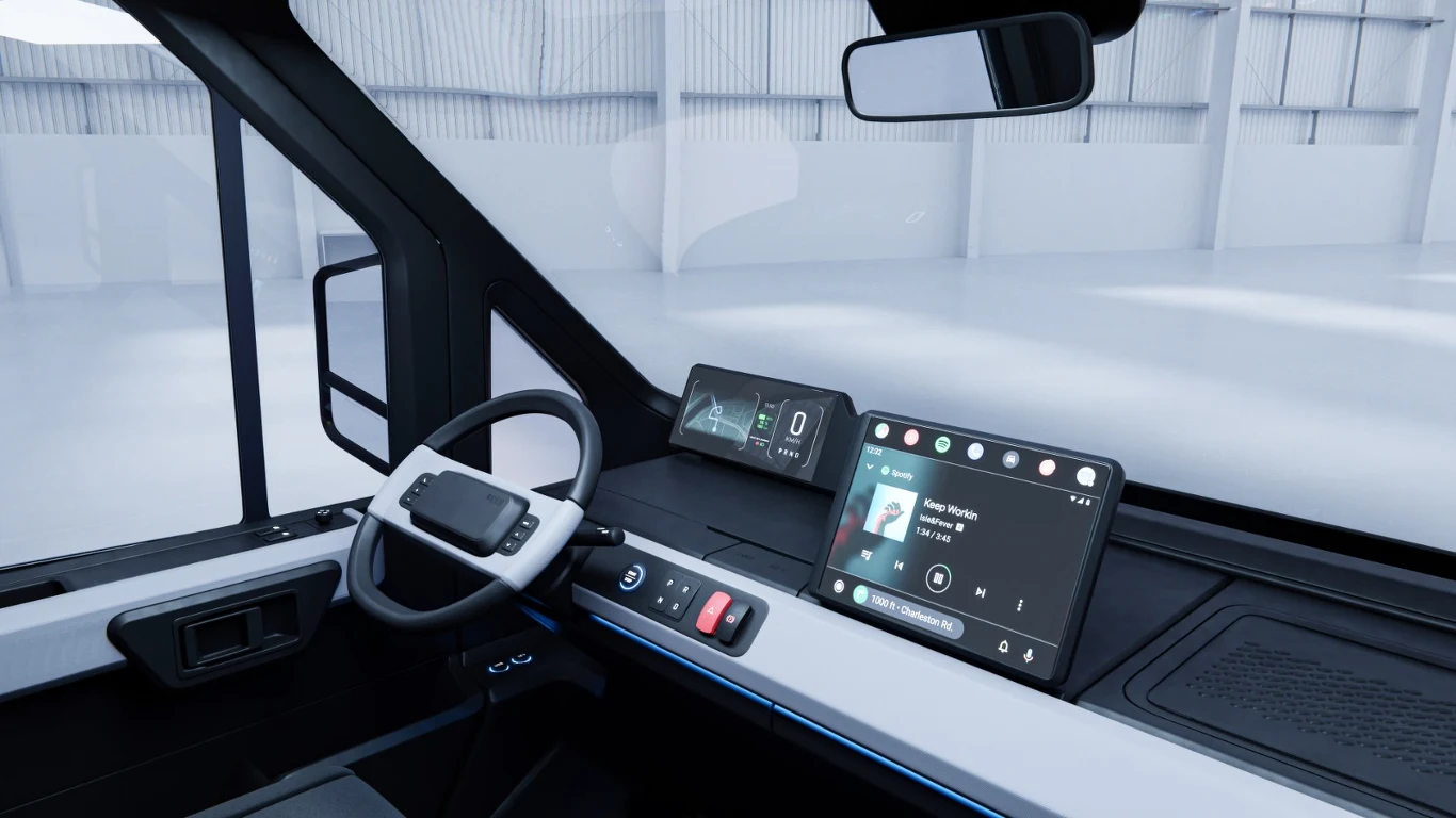 Projekt wnętrza e-Vana z Innovation AG 