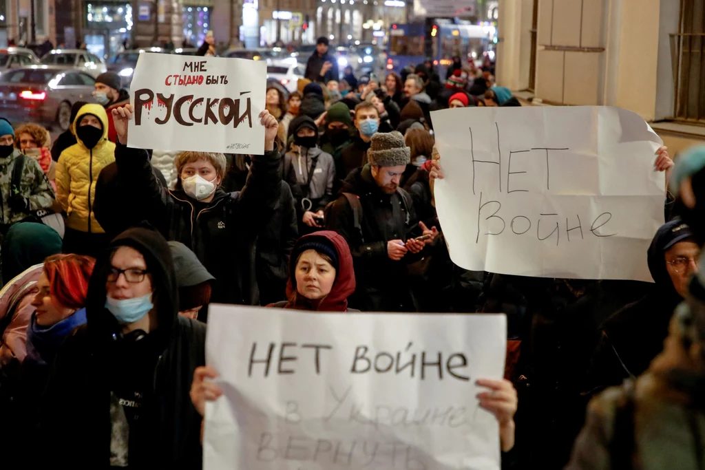 Antywojenne protesty w Rosji Antywojenne protesty w Rosji