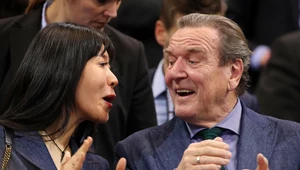 Gerhard Schroeder z żoną So-yeon Schroeder-Kim 