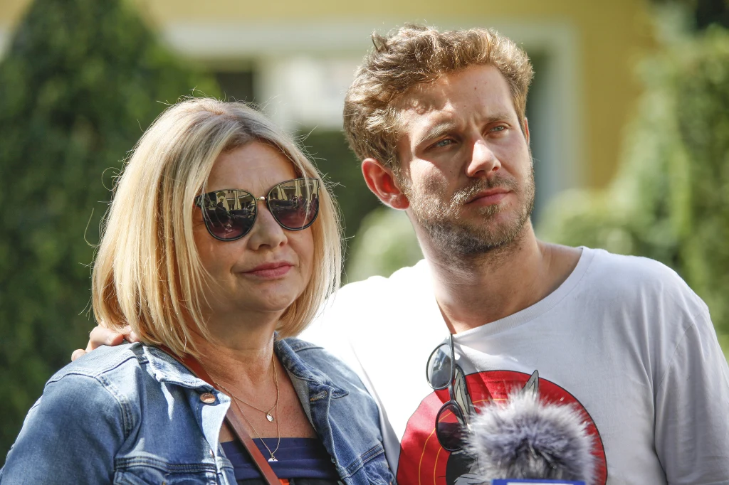 Antek Królikowski z mamą, Małgorzatą Ostrowską-Królikowską