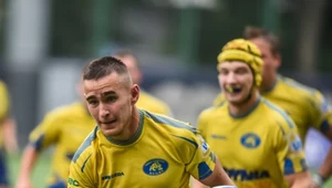 Ukraiński rugbista, Anton Shashero w barwach Arki Gdynia