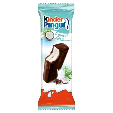 Kinder Pingui Coco Biszkopt z czekoladą mlecznym i kokosowym nadzieniem 30 g - 0