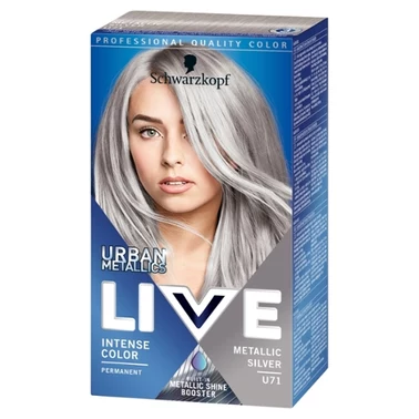 Live Intense Colour Urban Metallics U71 Metallic Silver Farba do włosów - 1