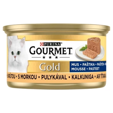 Gourmet Gold Karma dla kotów mus z indykiem 85 g - 0