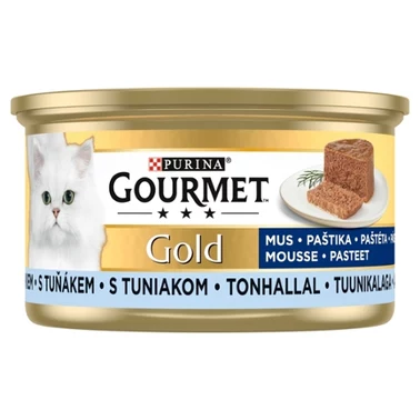 Gourmet Gold Karma dla kotów mus z tuńczykiem 85 g - 0