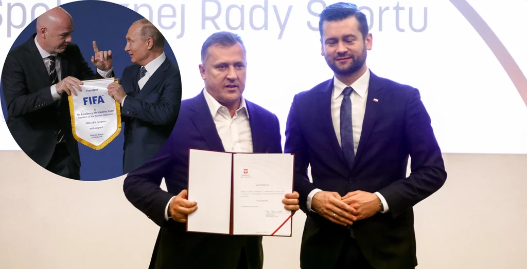 Cezary Kulesza i Kamil Bortniczuk działali na rzecz wykluczenia Rosji ze sportu w związku z agresją na Ukrainę. Teraz prezes PZPN wysłał nowe pismo do FIFA Cezary Kulesza i Kamil Bortniczuk działali na rzecz wykluczenia Rosji ze sportu w związku z agresją na Ukrainę. Teraz prezes PZPN wysłał nowe pismo do FIFA