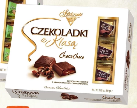 Solidarność Czekoladki z Klasą Choco Choco Czekoladki mleczne 200 g