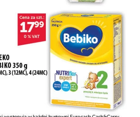 Bebiko 2R Mleko następne dla niemowląt powyżej 6. miesiąca życia 350 g