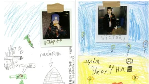 Mali Ukraińcy w poruszający sposób opowiedzieli dwóm fotografkom o swoich marzeniach i lękach 