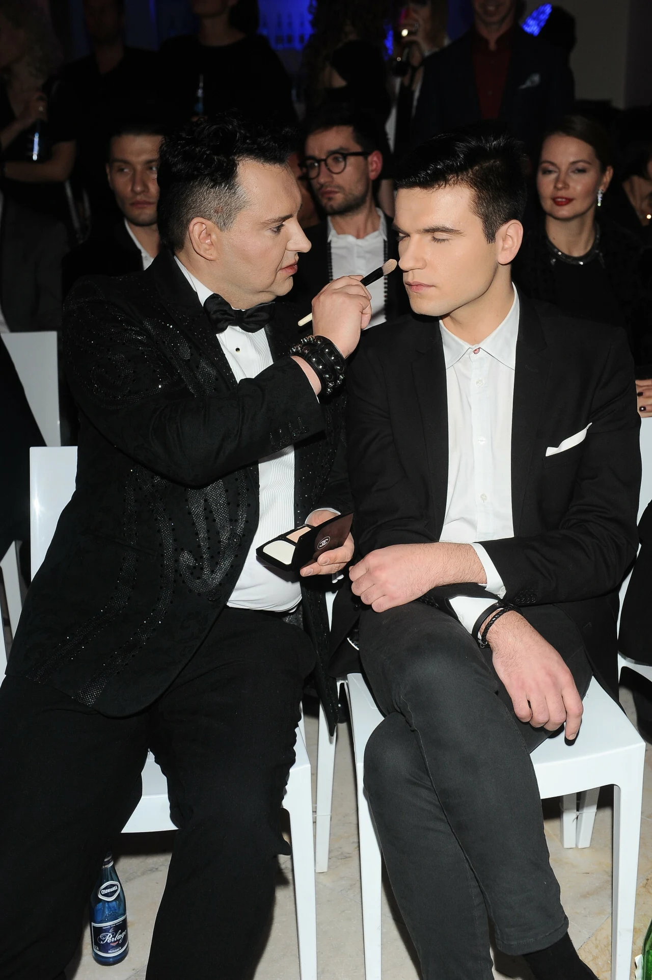 Michał Witkowski z jedną ze swoich "ślicznotek"