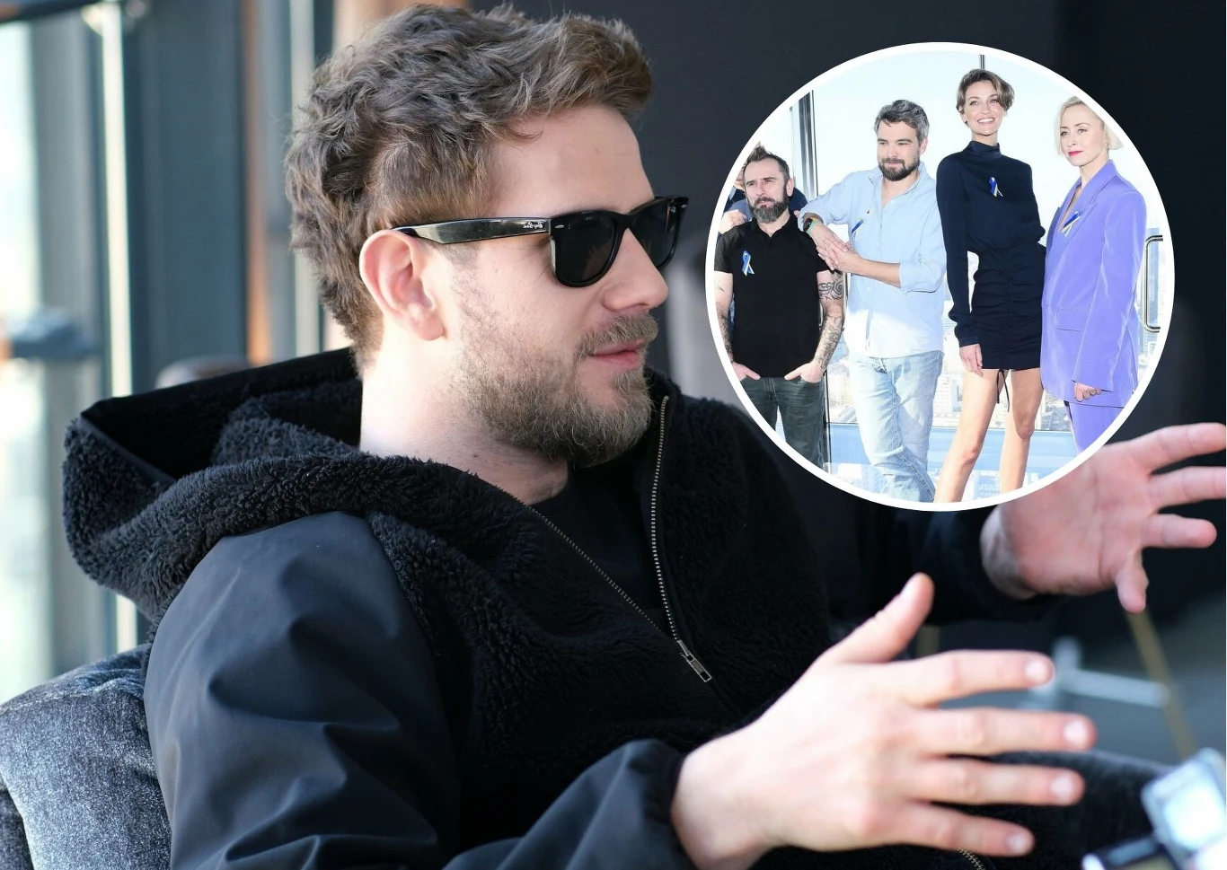 Antek Królikowski w programie "Przez Atlantyk" Antek Królikowski w programie "Przez Atlantyk"