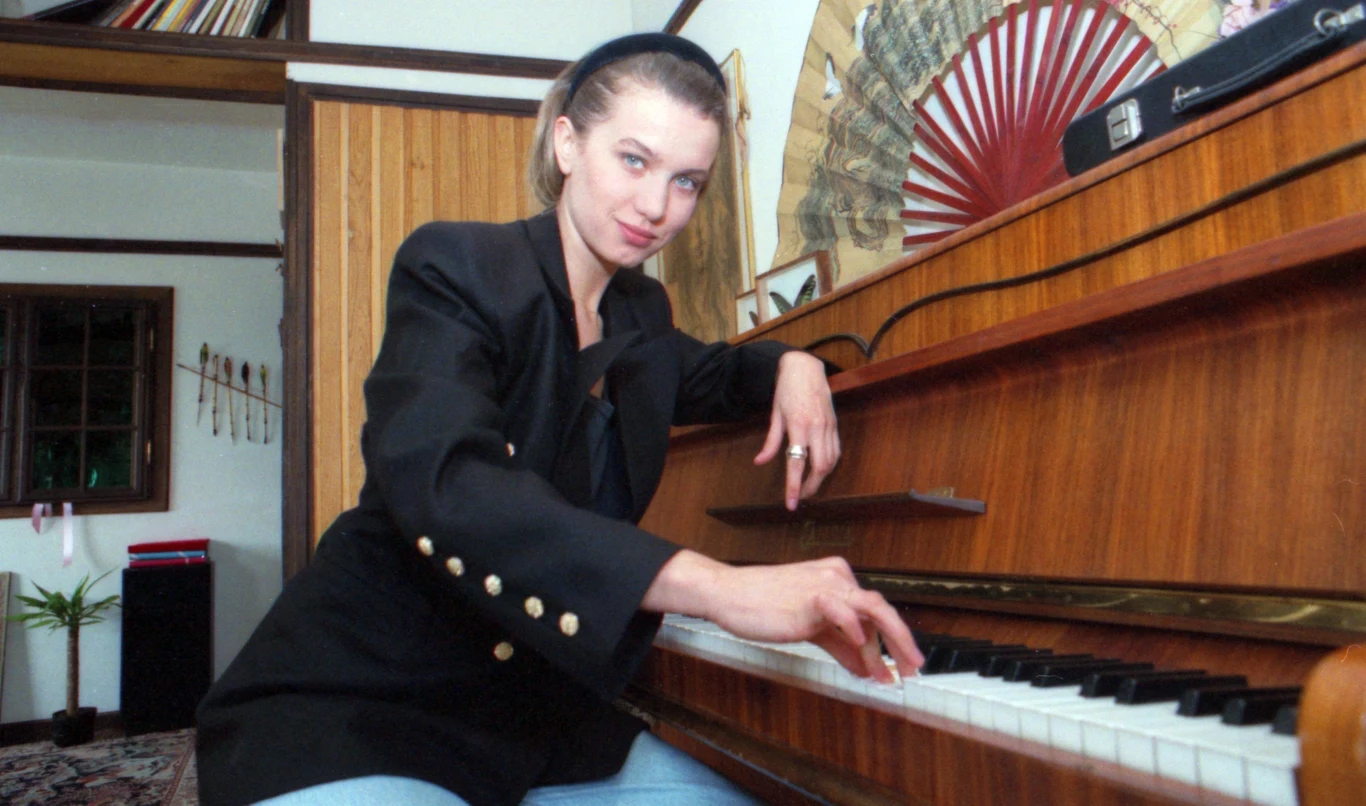 Joanna Trzepiecińska w młodości Joanna Trzepiecińska w młodości