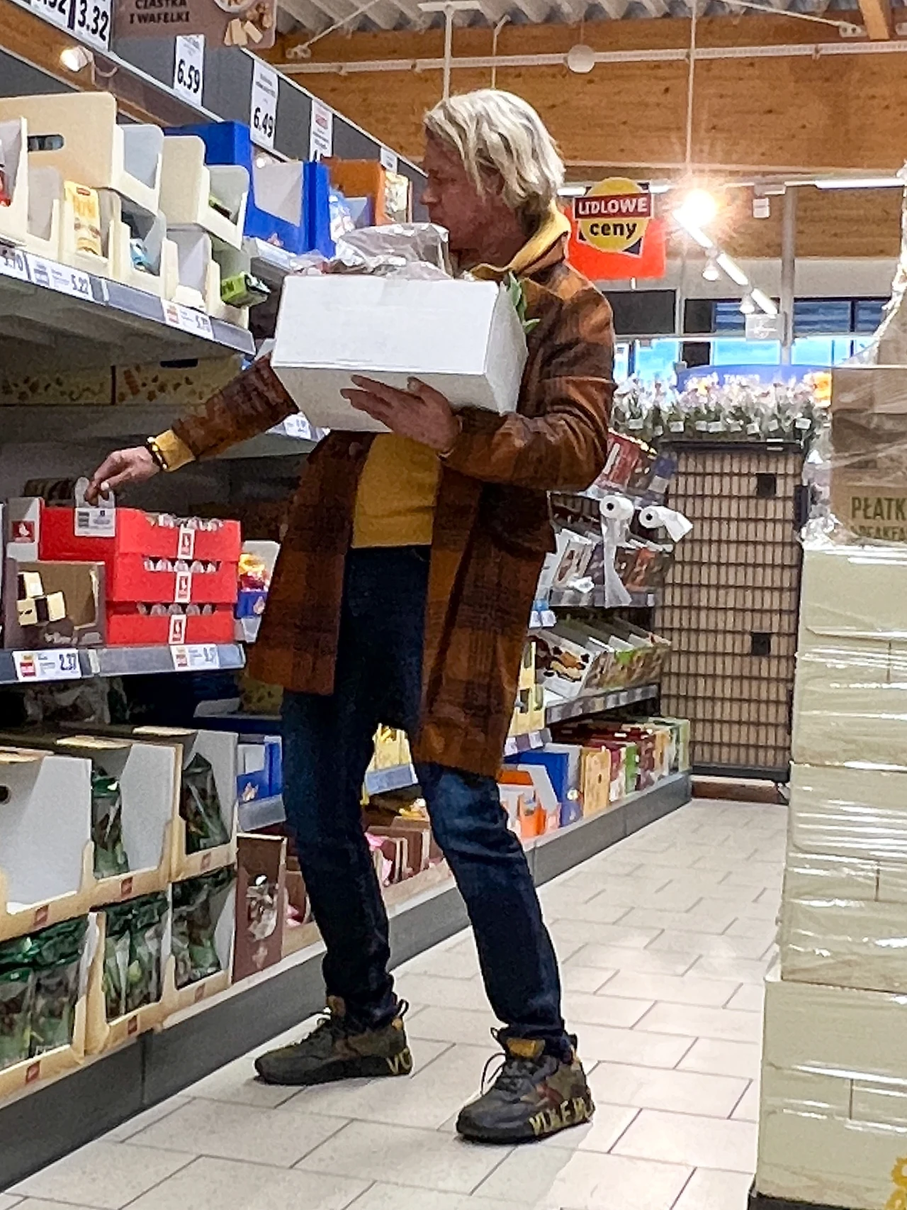 Jarosław Jakimowicz na zakupach Jarosław Jakimowicz na zakupach