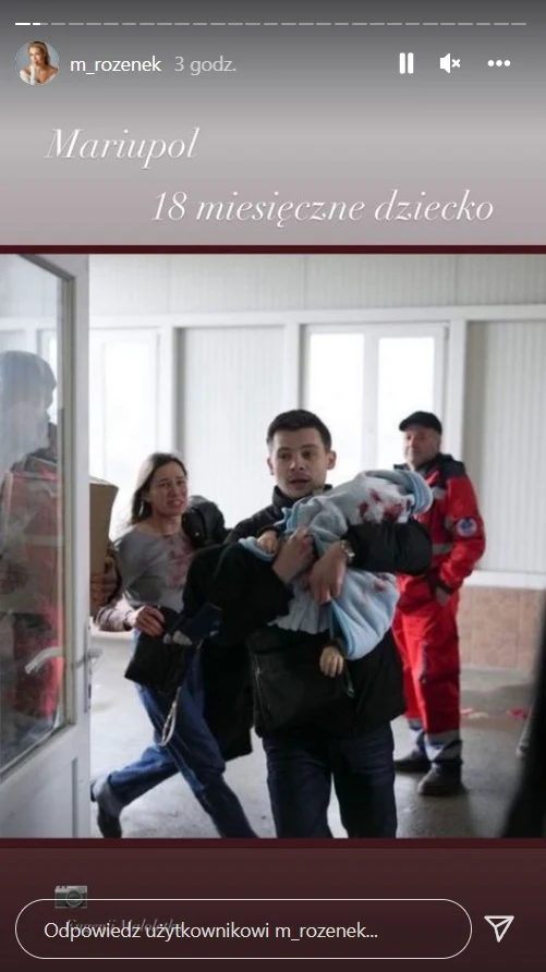 Małgorzata Rozenek-Majdan publikuje zdjęcia z Ukrainy na Instagramie / Instagram @m_rozenek