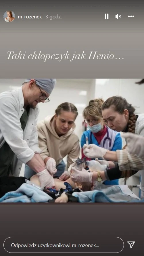 Małgorzata Rozenek-Majdan publikuje zdjęcia z Ukrainy na Instagramie / Instagram @m_rozenek